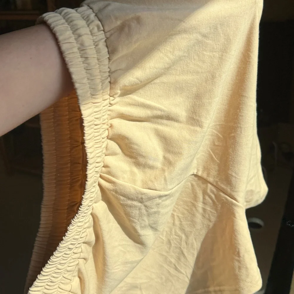 Casual Tan Drawstring Shorts - Picture 9 of 9